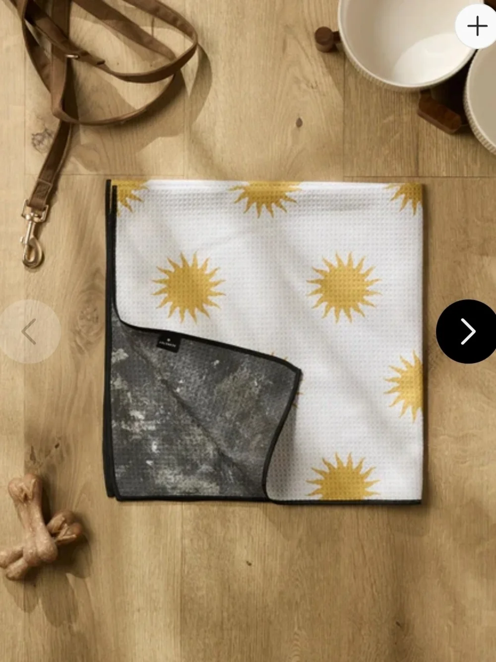 Feeling Sunny, Geometry Dog Towel